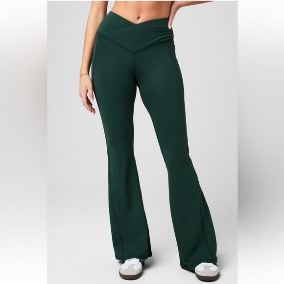 Fabletics Pants - Fabletics PureLuxe High-Waisted Leggings CrosseOver Flare